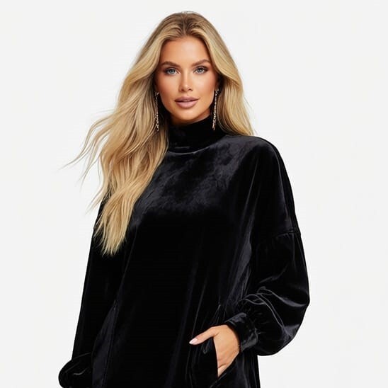 VERSALLES AGOTADO
Vestido en terciopelo
Talla: L
Color Negro